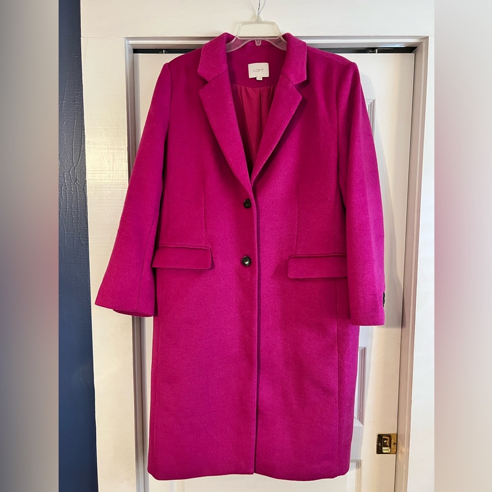 Loft Women's Pink Coat